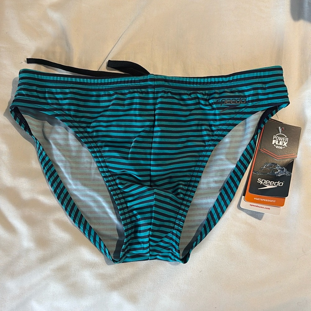 Speed Swim Brief Blue Stripped Size 32